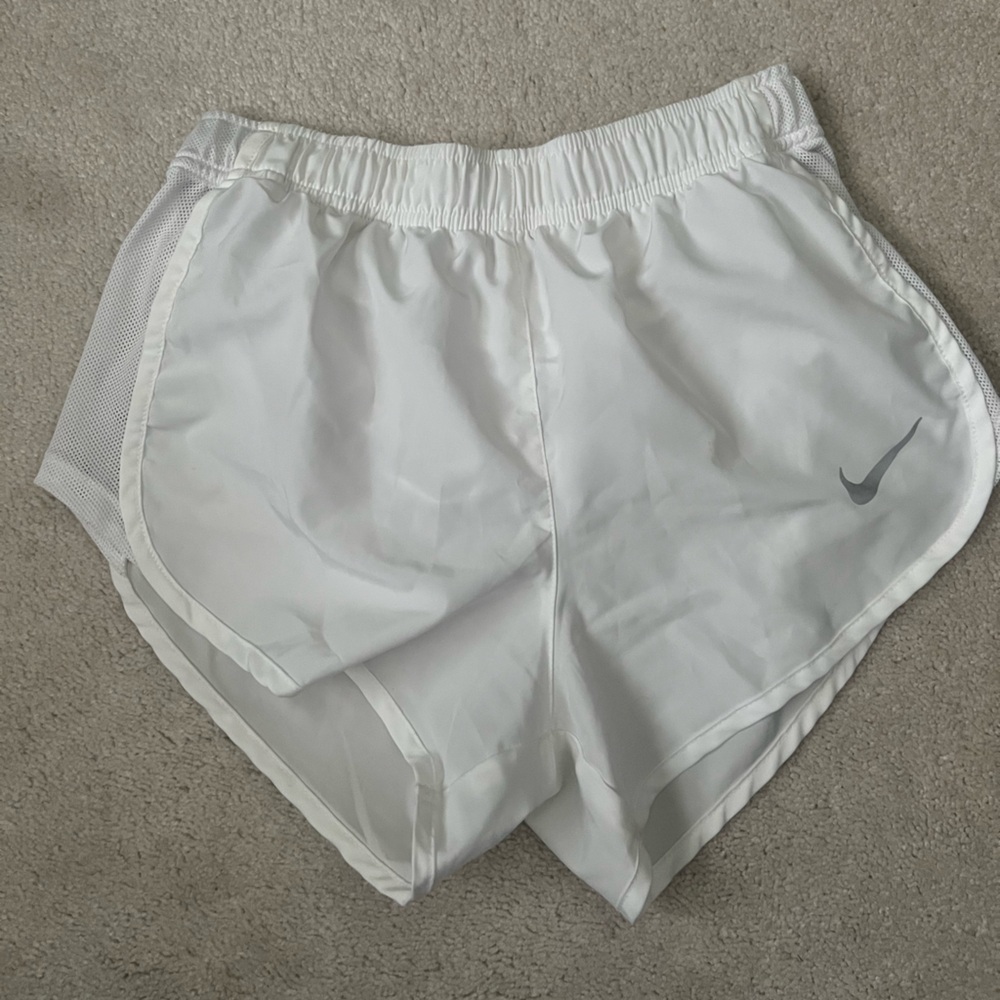 Nike Dry-Fit Women's White Athletic Shorts